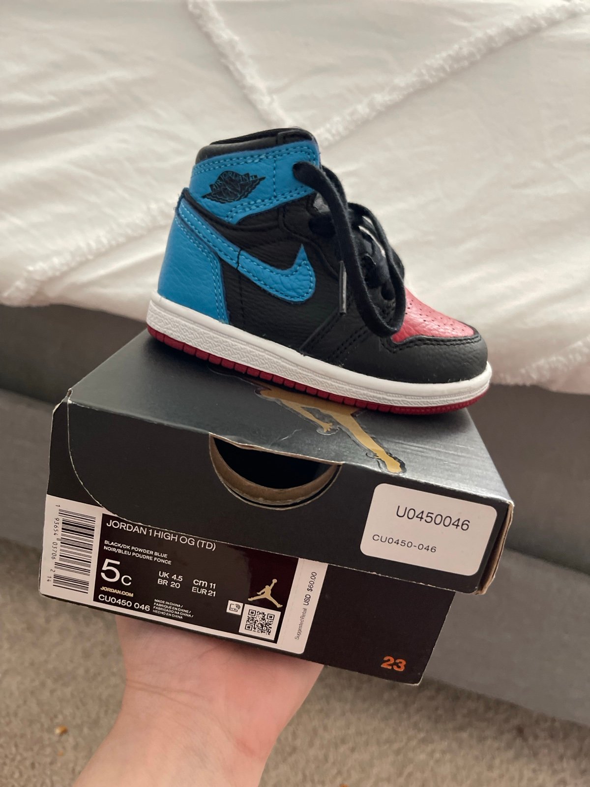 NC to Chi Jordan 1s toddler