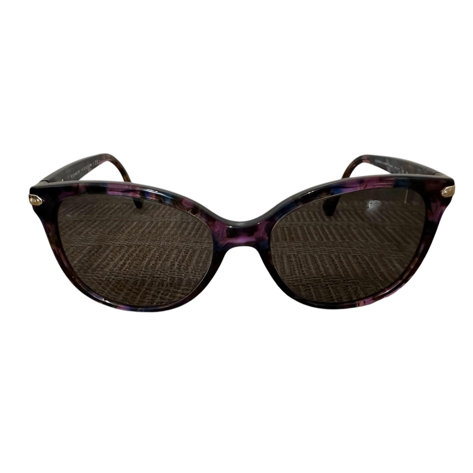 Coach Sunglasses HC8132-52888H (L109) Purple Confetti Frames 57-17-135mm