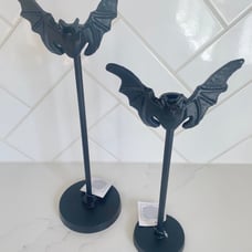 Halloween Bat Candlestick Holders (Set of 2)