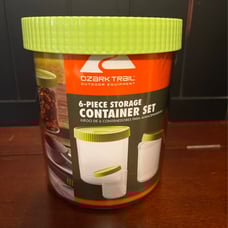 Ozark Trail 6 Piece Storage Container Set Camping New