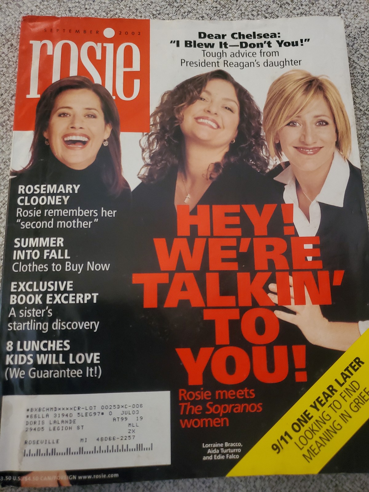 00s vintage Rosie the sopranos women Magazine