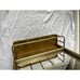 Gold Metal Hanging Bathroom Mirror Organizer