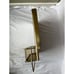Gold Metal Hanging Bathroom Mirror Organizer