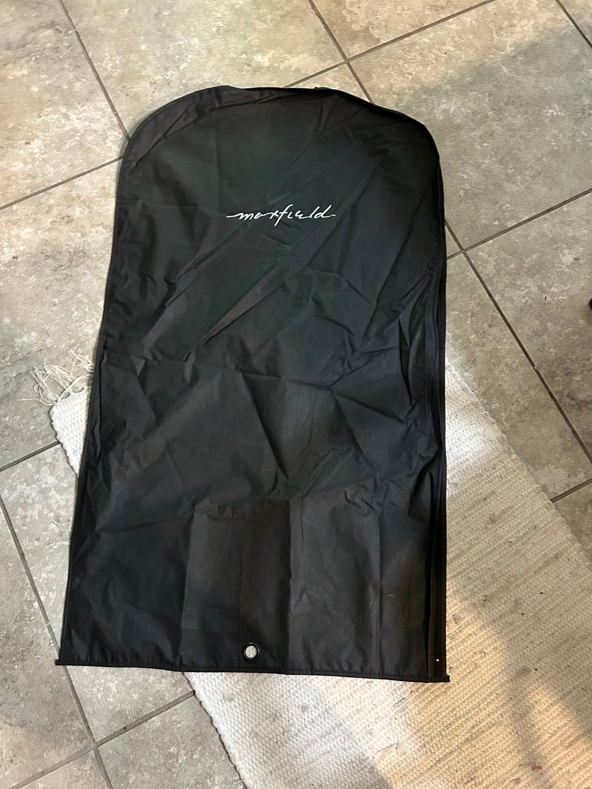Maxfield Garment Bag Black suit storage bag