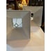 Pair, Green Lamp Shades With White Trim