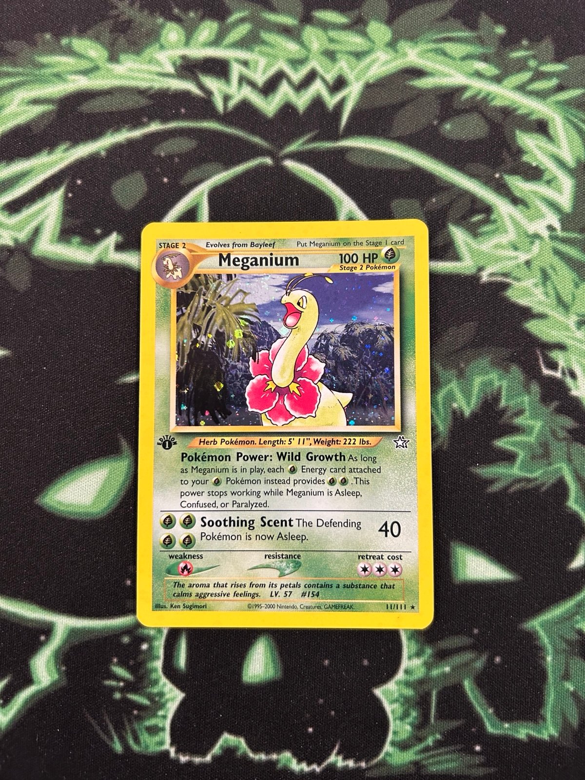 Pokémon Meganium Neo 1st Edition