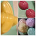 Ladybug / bubble Bee and flowers custom handmade soap lot special