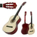 38 Natural Beginners Acoustic Guitar Wooden 6 Strings WithCase,Strap,Tuner, Pick