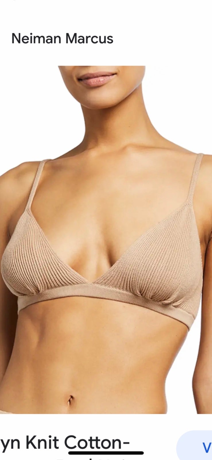 Sablyn Knit Cotton-Cashmere Bra