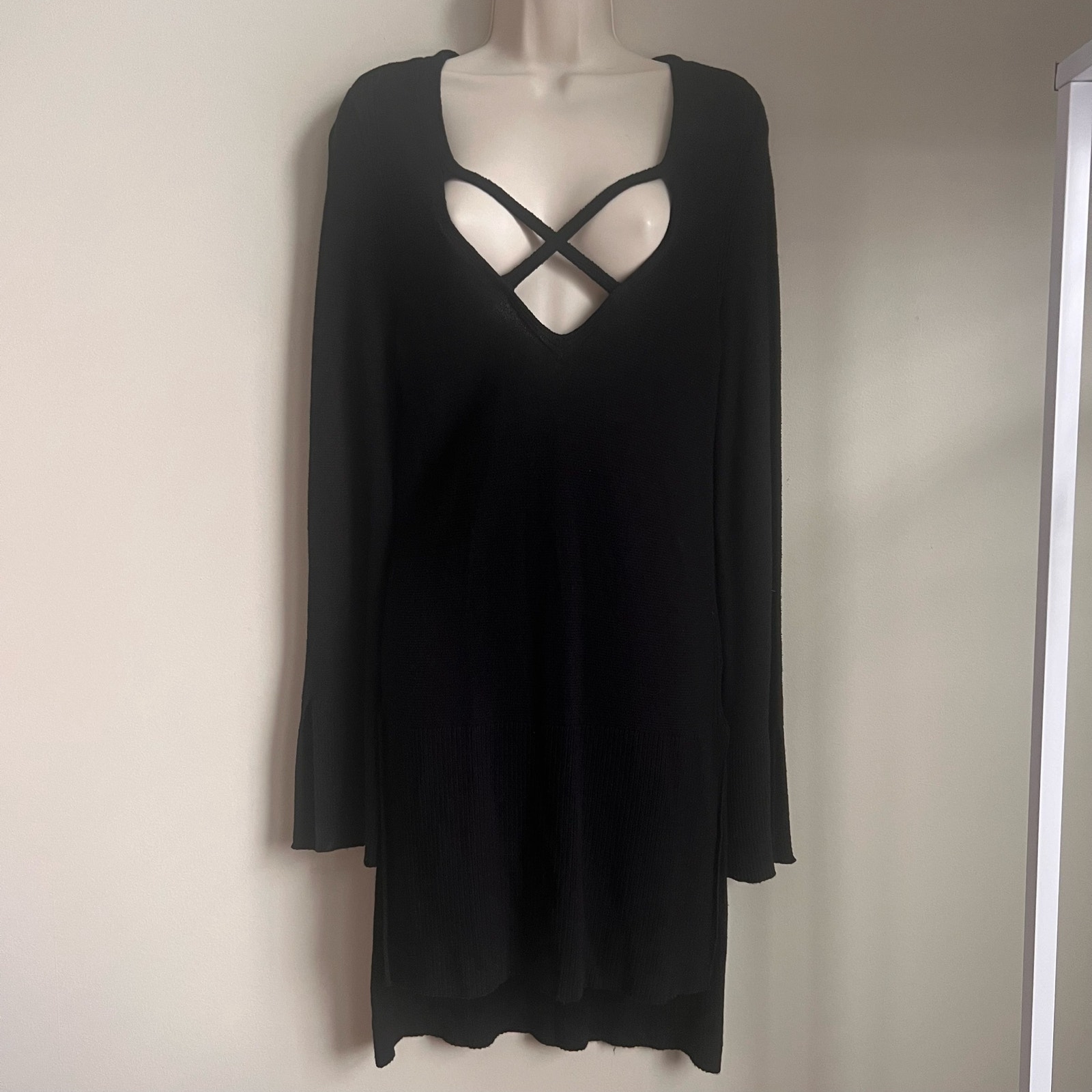 Free people cross front tunic