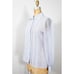 Vintage 70s Rizkallah - Malcolm Starr Blouse Gray Sheer Chiffon Balloon Sleeve S