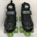 Roller Derby Black & Green Laser 7.9MX 4 Wheel Roller Skates Youth Size 5