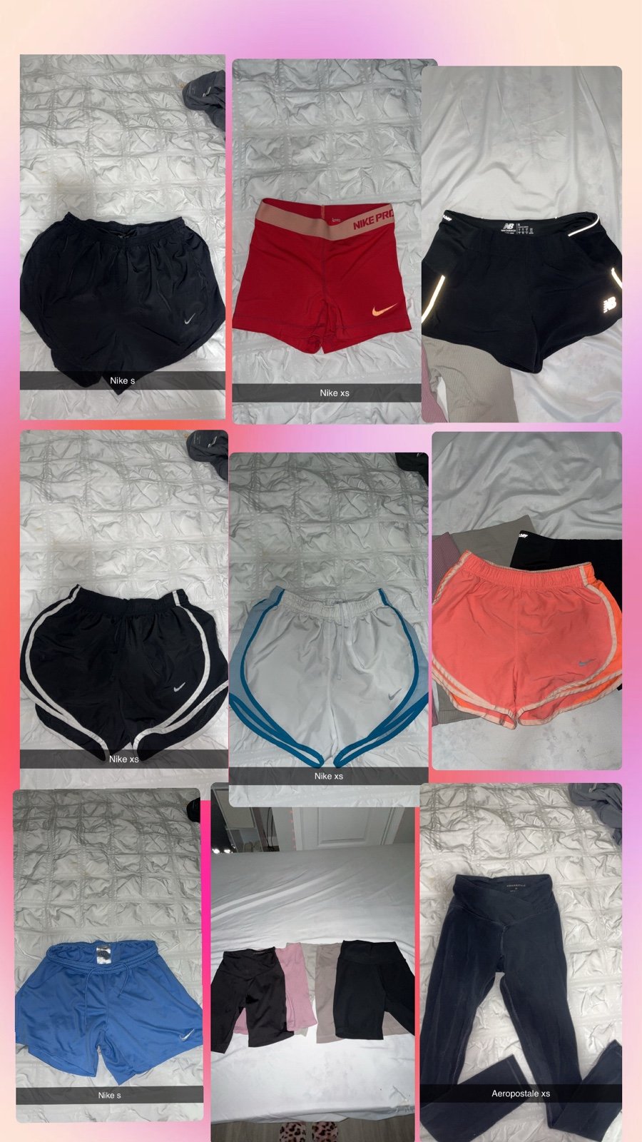 Lululemon, Nike, joggers and shorts clothes bundle