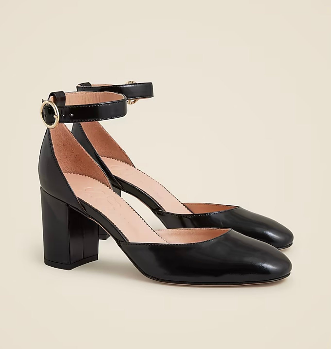 JCrew - Maisie ankle-strap heels in leather - SZ 7