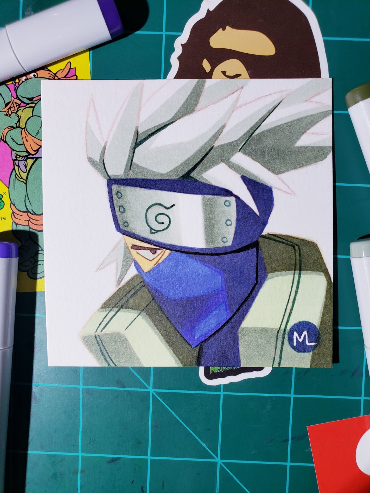 Kakashi Drawing.