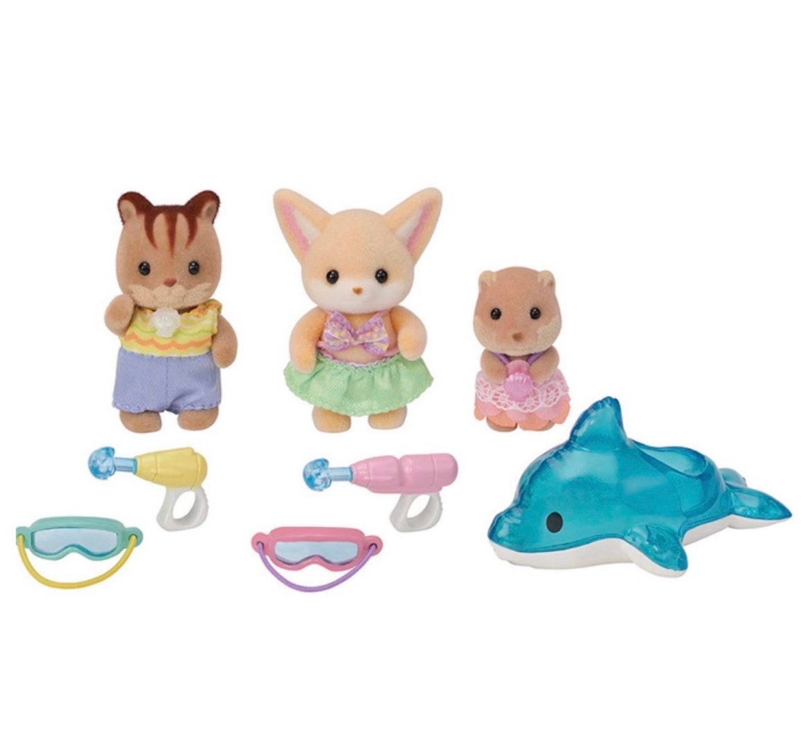 Sylvanian Families / Calico Critters Baby Friends - Water Play - Playset
