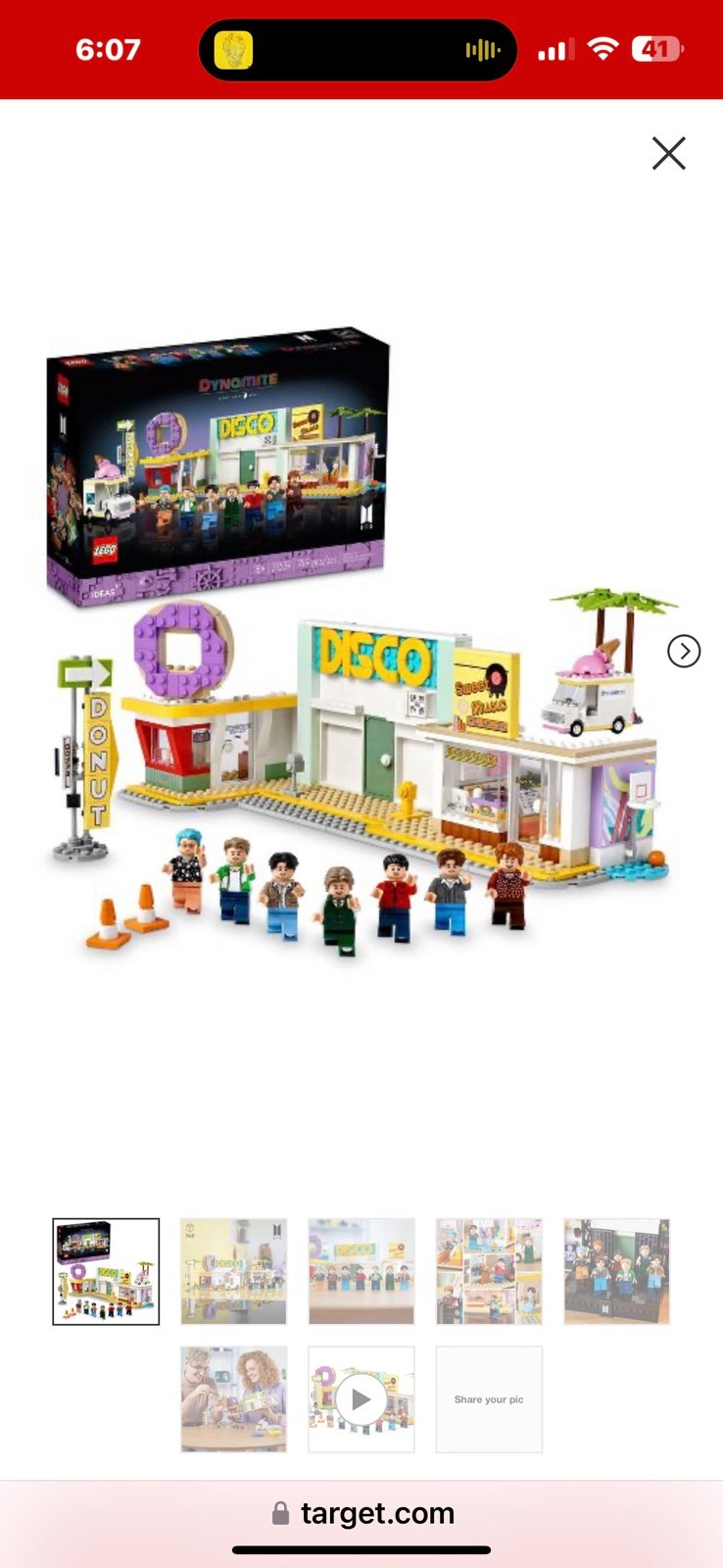 BTS LEGO set