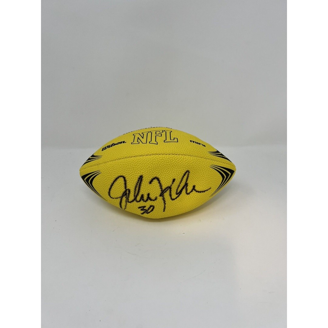PACKERS John Kuhn signed football #30 AUTO Autographed Green Bay