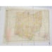 Rand-McNally New Commercial Atlas Map of Ohio With Railroad Steamer Lines 1920s
