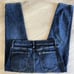 Frame Jeans Women 31x24.5 Blue Le Garcon Crop Distressed Dark Wash