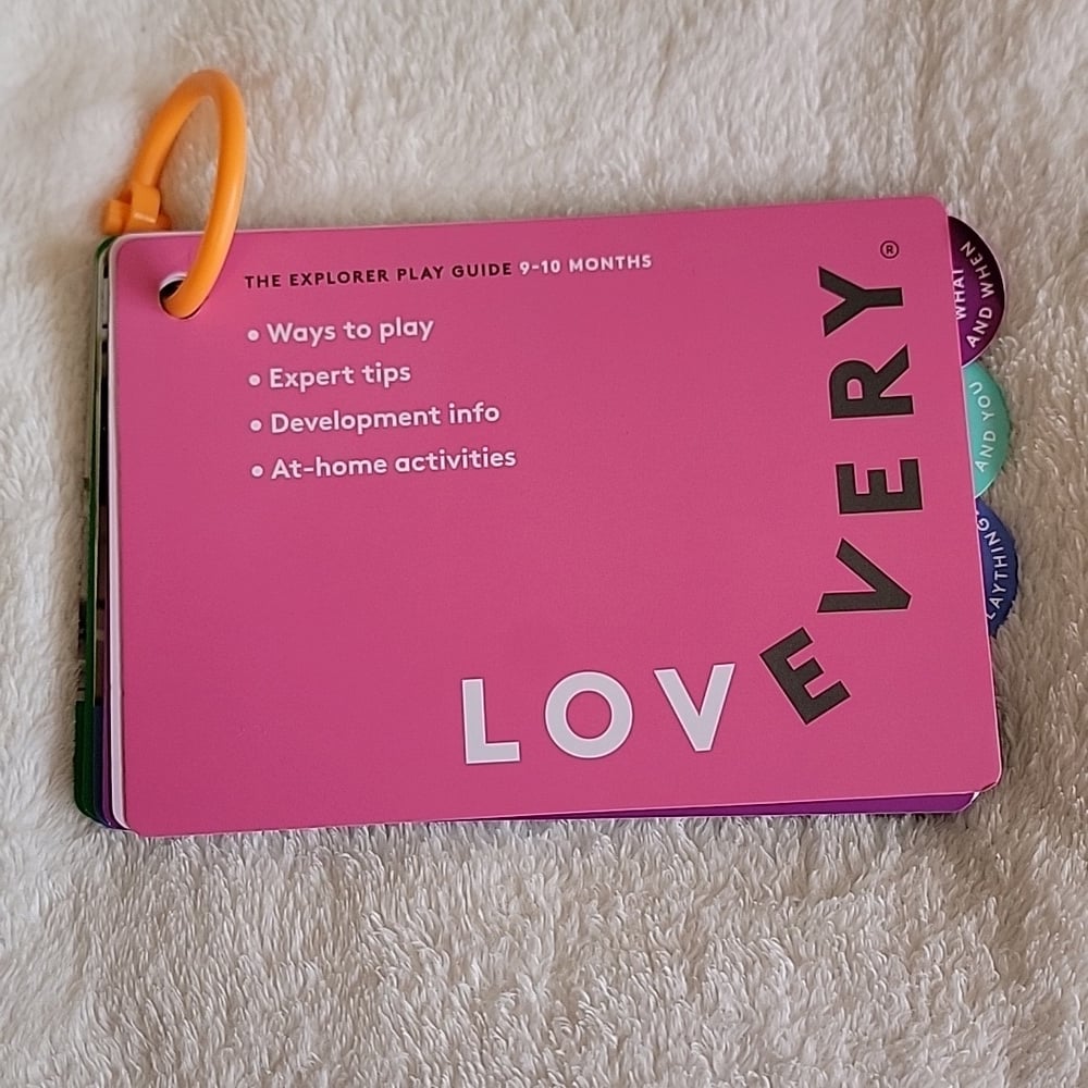 Lovevery Play Guide 9-10 months. The explorer