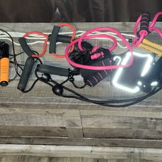 Lot of at home exercise equipment