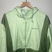 Columbia Women's Lily Basin Colorblock Rain Jacket Green Size X-Large