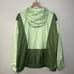 Columbia Women's Lily Basin Colorblock Rain Jacket Green Size X-Large