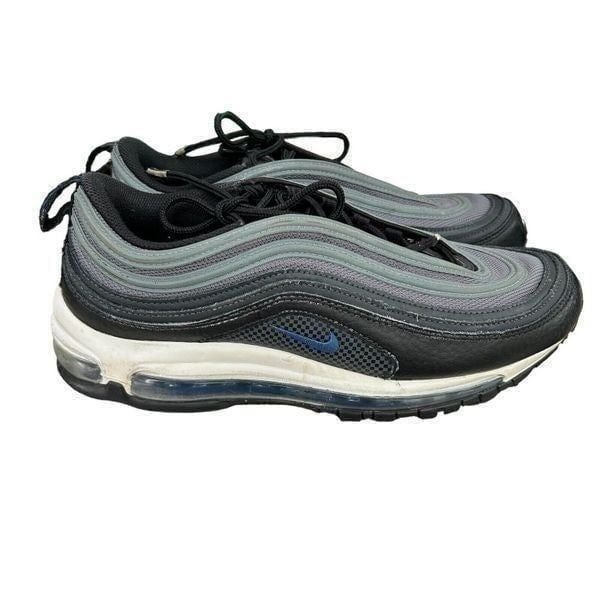 Nike Air Max 97 Black Racer Blue Mens Size 10 DM9105 001