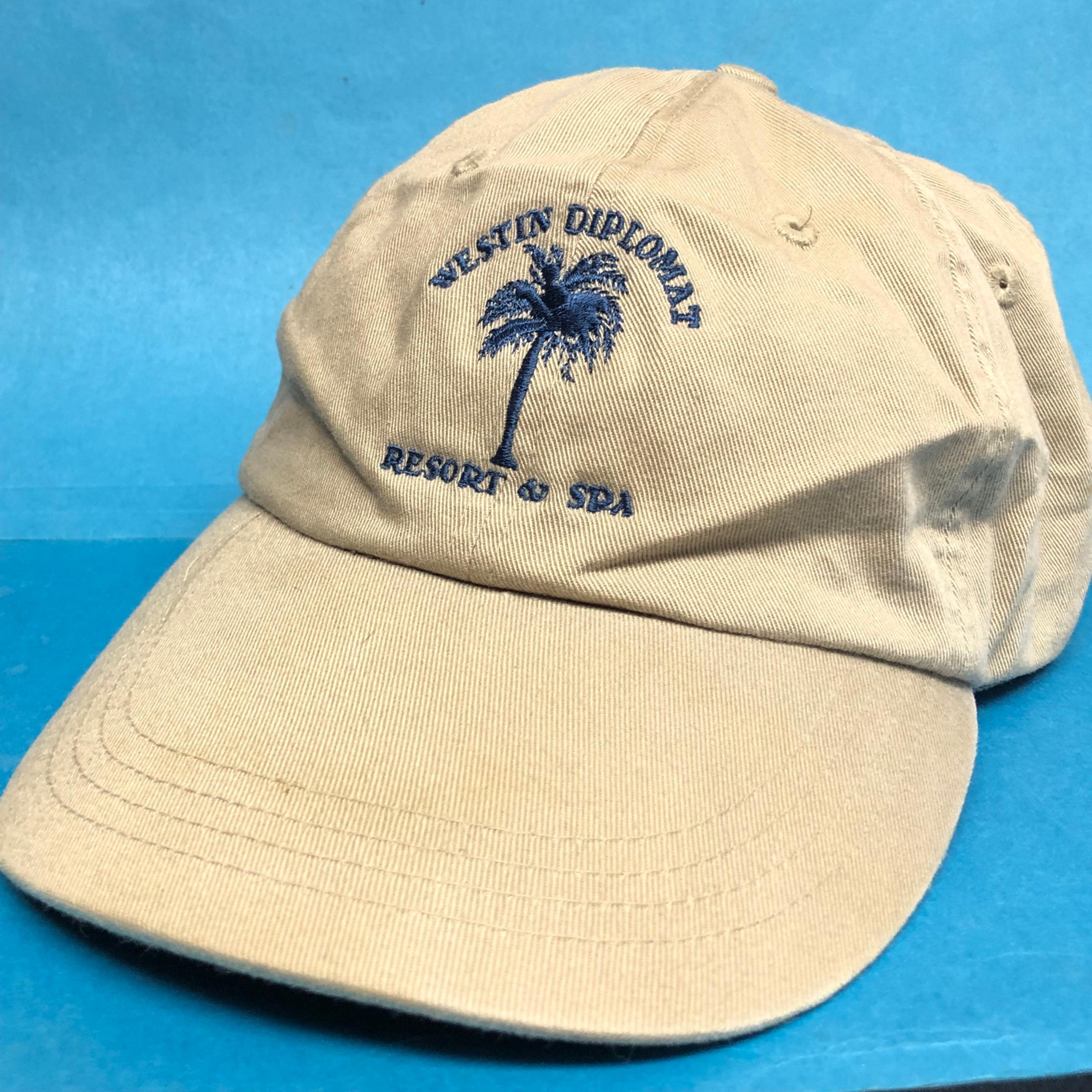 Vintage Westin Diplomat Resort and Spa Dad Mom Hat Hollywood Florida Vacation