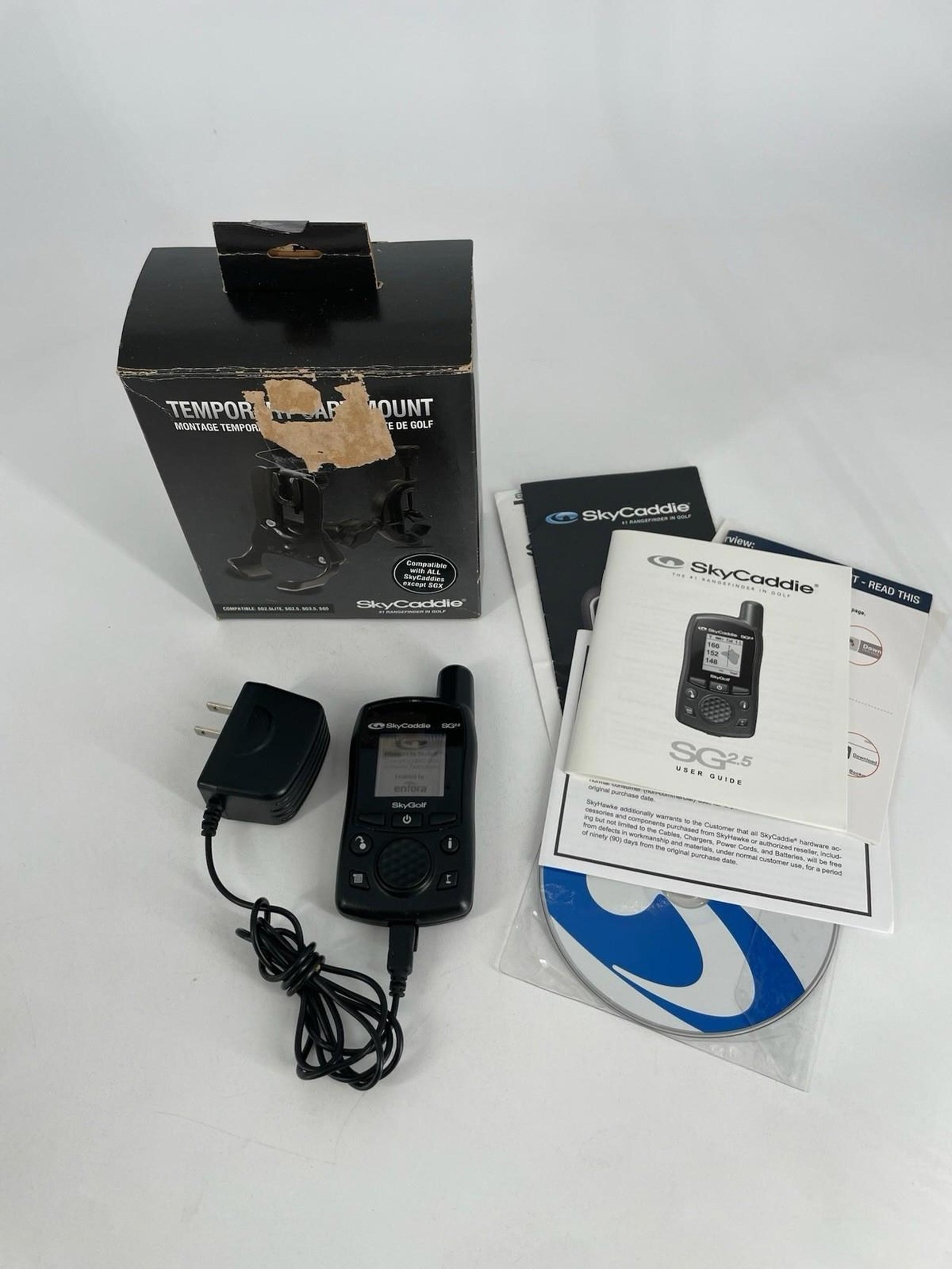 TESTED SG2.5 Golf Rangefinder Package With Cart Mount - SkyCaddie