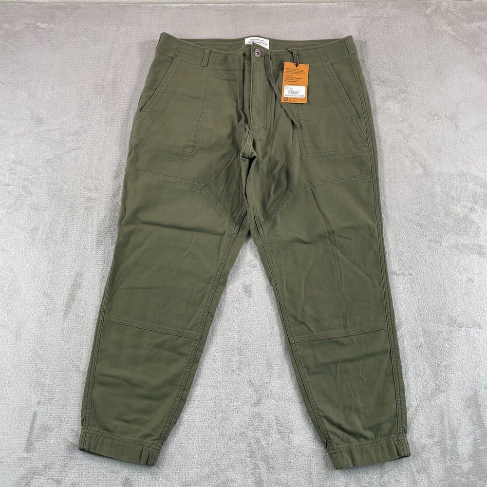 REI Co-op Trailsmith Jogger Pants Men 40x28 Army Green Outdoor Hiking NWT 80