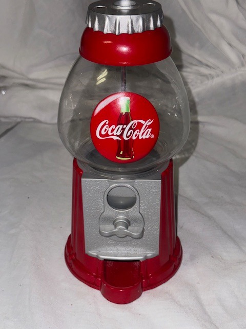 Coca Cola Coke Metal Base/Glass Globe Gumball Machine