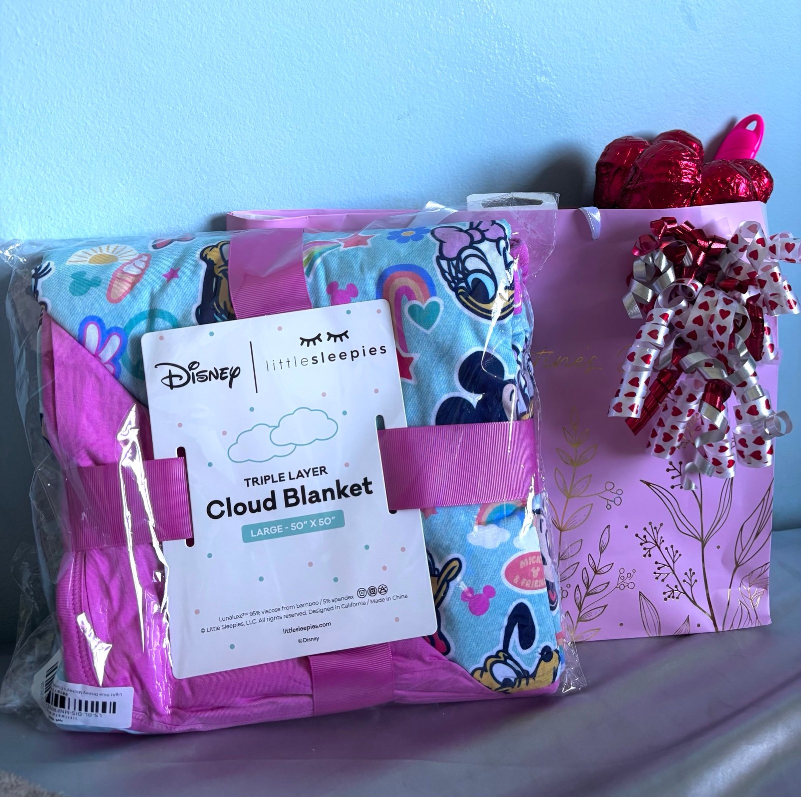 LITTLE SLEEPIES MICKEY CLOUD BLANKET