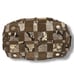 Michael Kors Dark Dune Khaki Vivian Python Snake Print Satchel Woven Tote Bag Sh