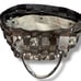 Michael Kors Dark Dune Khaki Vivian Python Snake Print Satchel Woven Tote Bag Sh