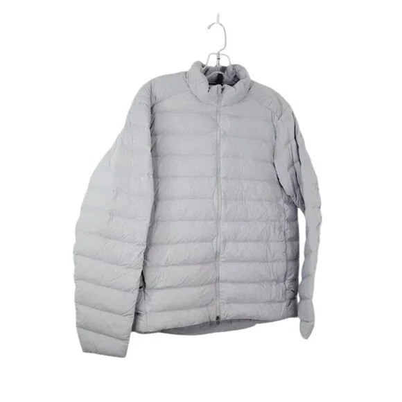 Lululemon Women's Gray Goose Down Padded Winter Puffer Jacket Size S