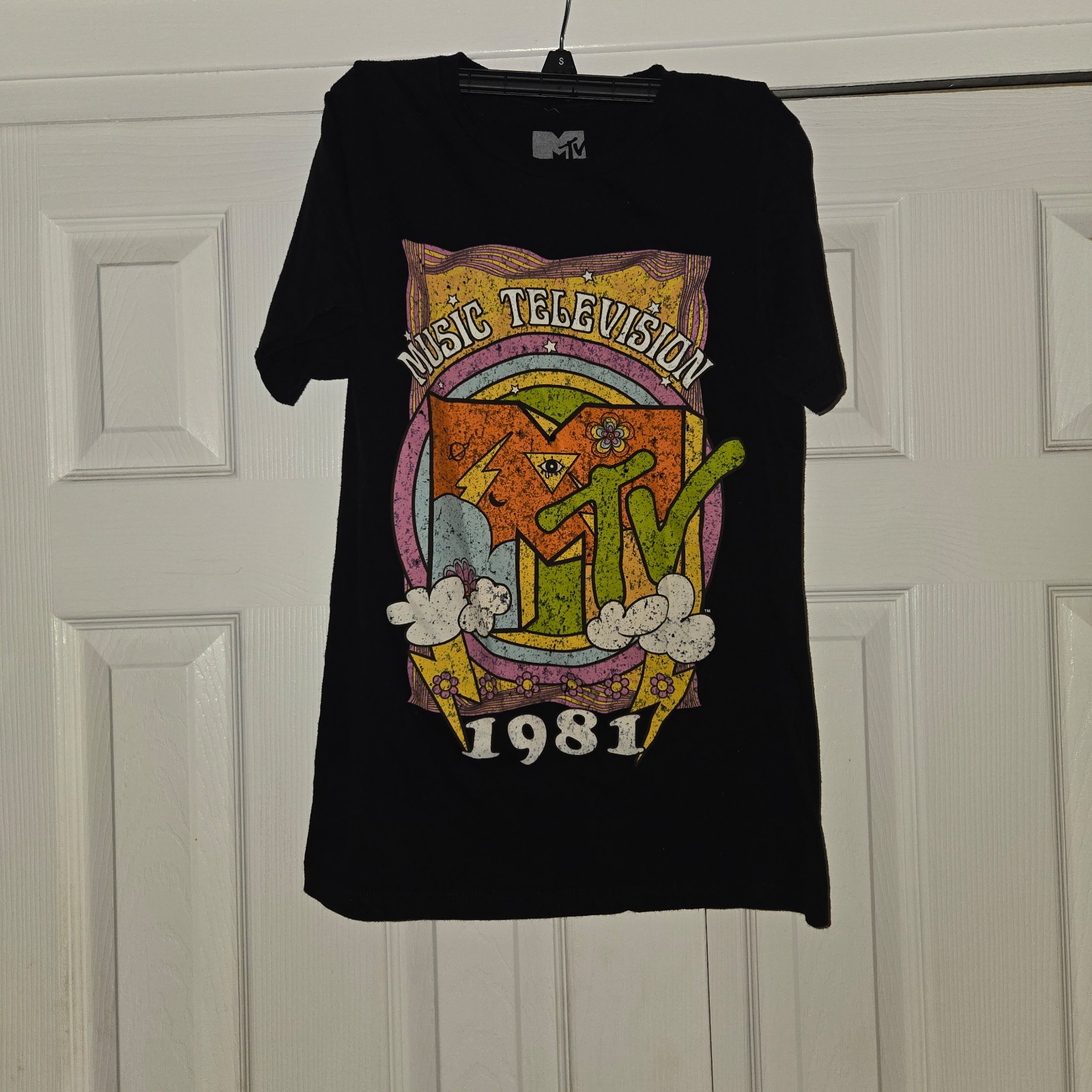 Retro MTV Boys Black 1981 Tee 16 (XL)