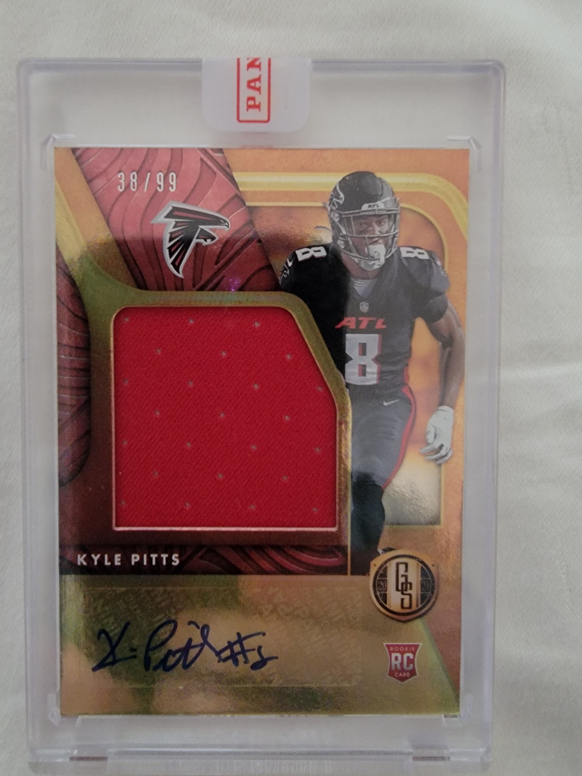 Kyle Pitts Gold Standard Jumbo Patch RPA /99