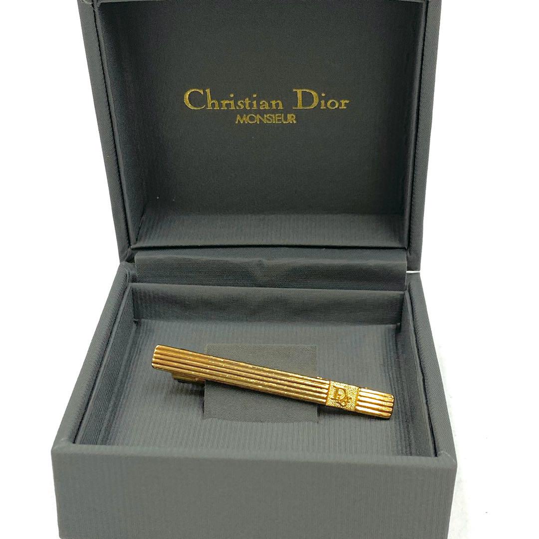 Christian Dior Tie Pin Clip Gold