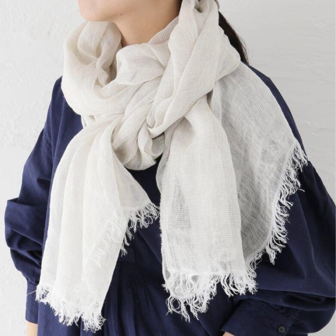NOBLE MYLAB/マイラブ リネンストール NOBLE MYLAB/My Love Linen Stole