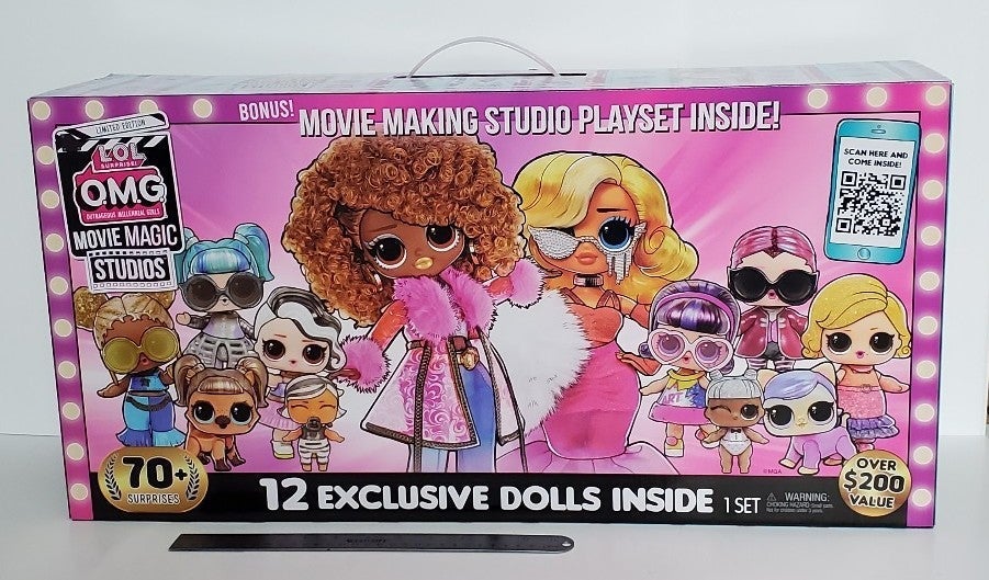 LOL Surprise OMG Movie Magic Studios Surprises, 12 Dolls & 2 Fashion Dolls