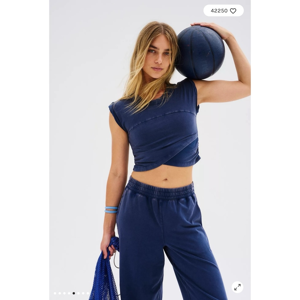 NWT FP Movement Hot Shot Set XS Midnight Blue Relaxed Fit