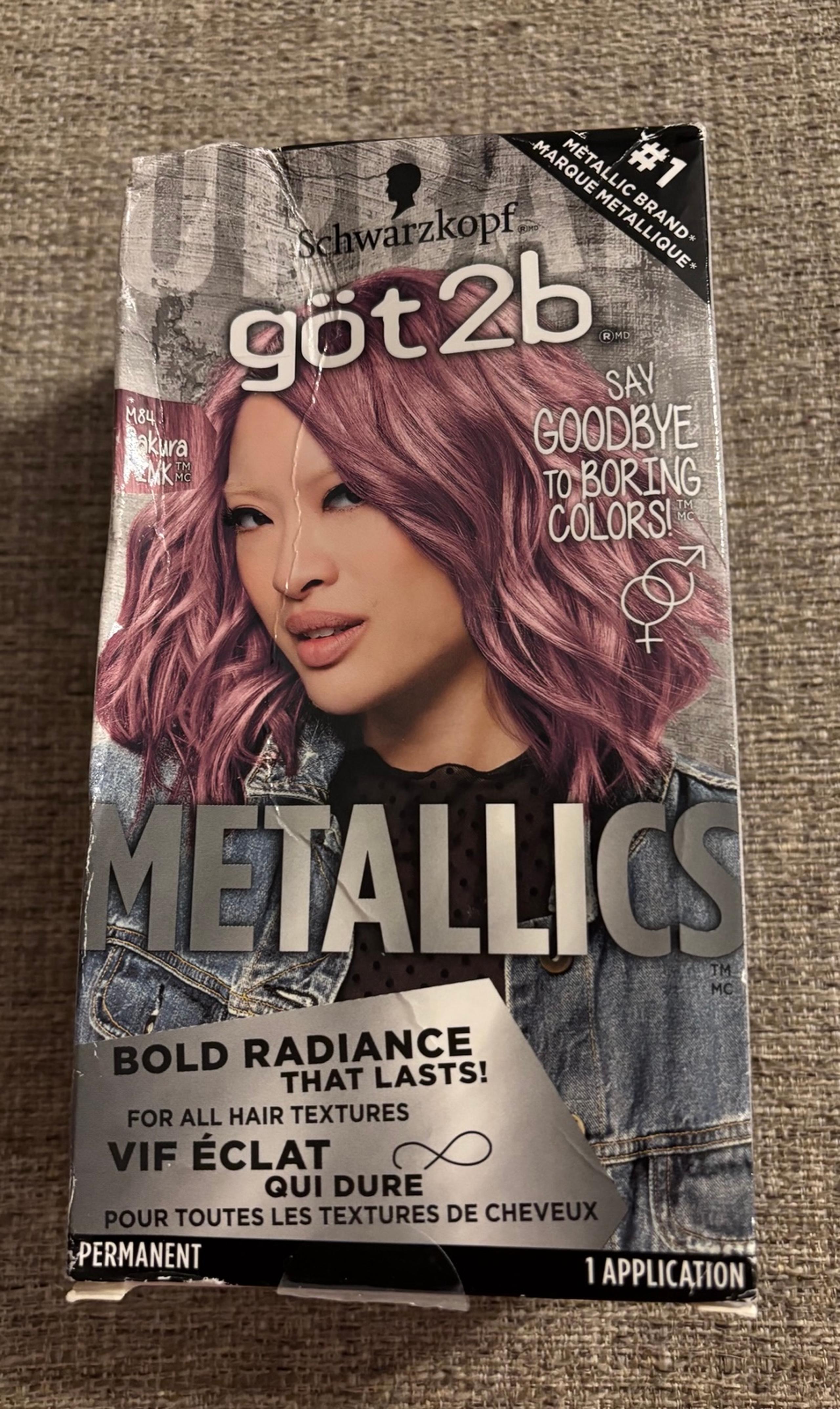 Got2b Metallics Hair Dye By , Sakura Pink, NIB - Schwarzkopf