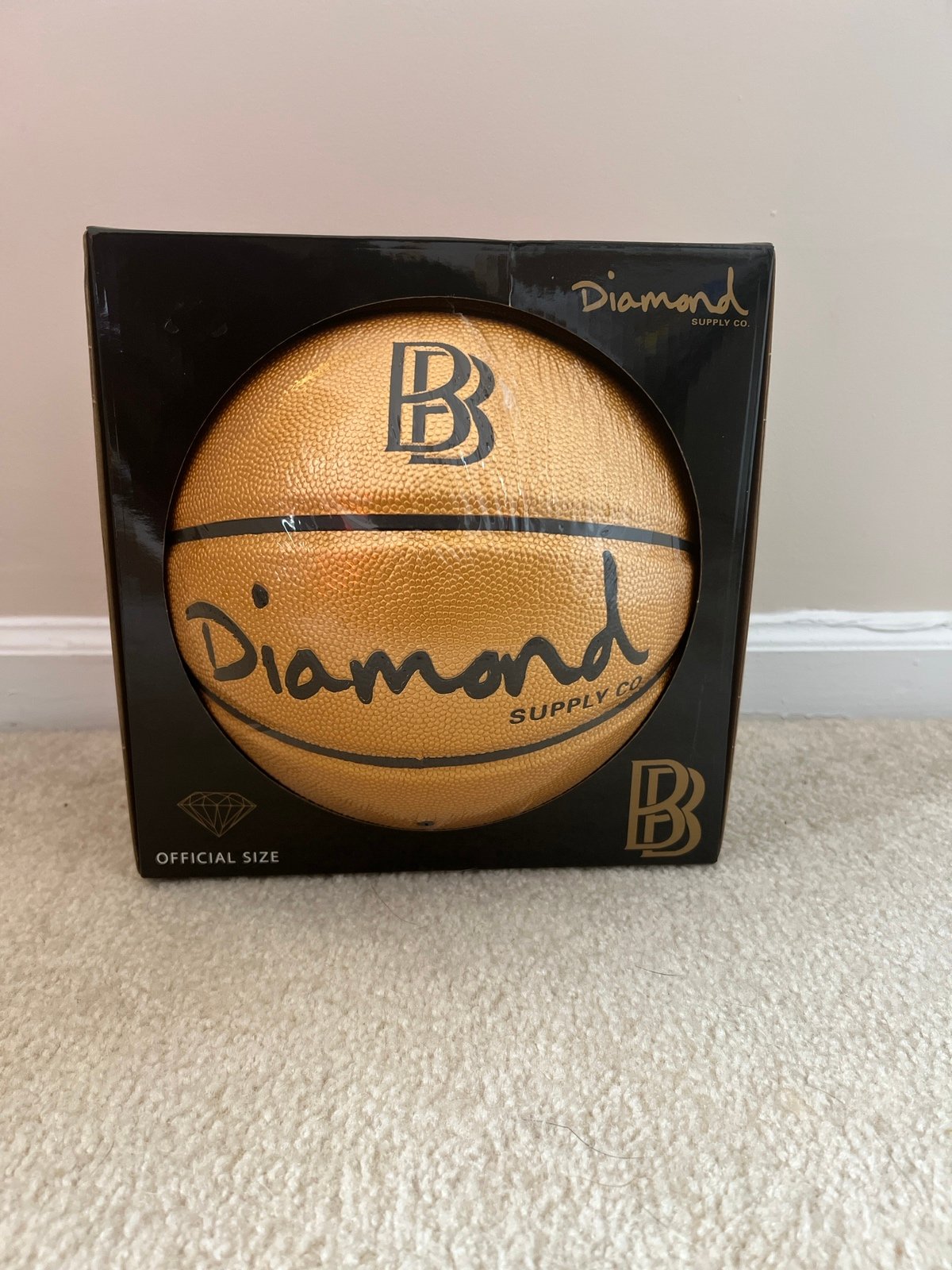 Ben Baller and Diamond Supply Company Collabration Gold Basketball