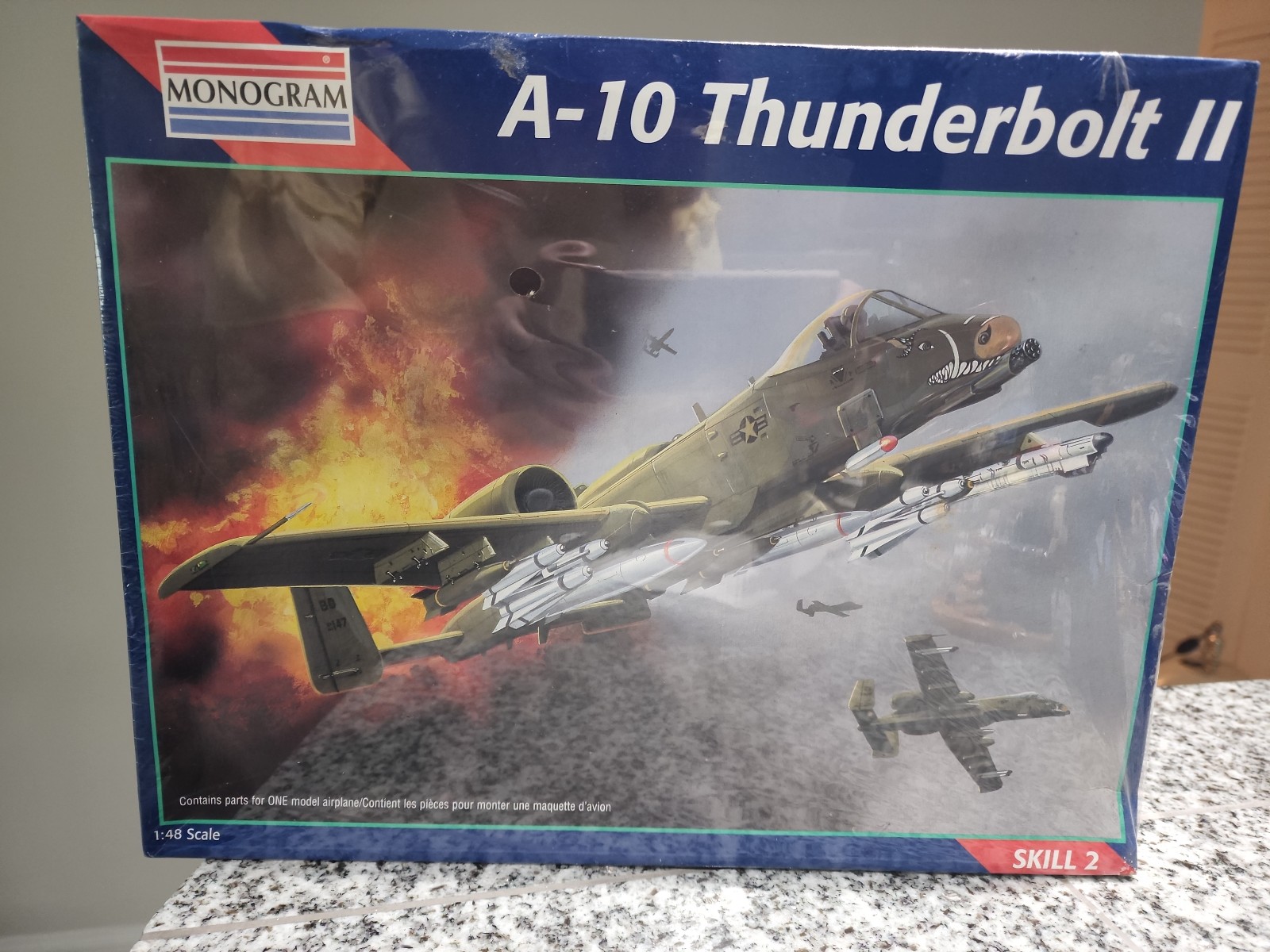 Model kit Vintage 1:48 Scale, Revell Monogram A-10 Thunderbolt II Model Airplane