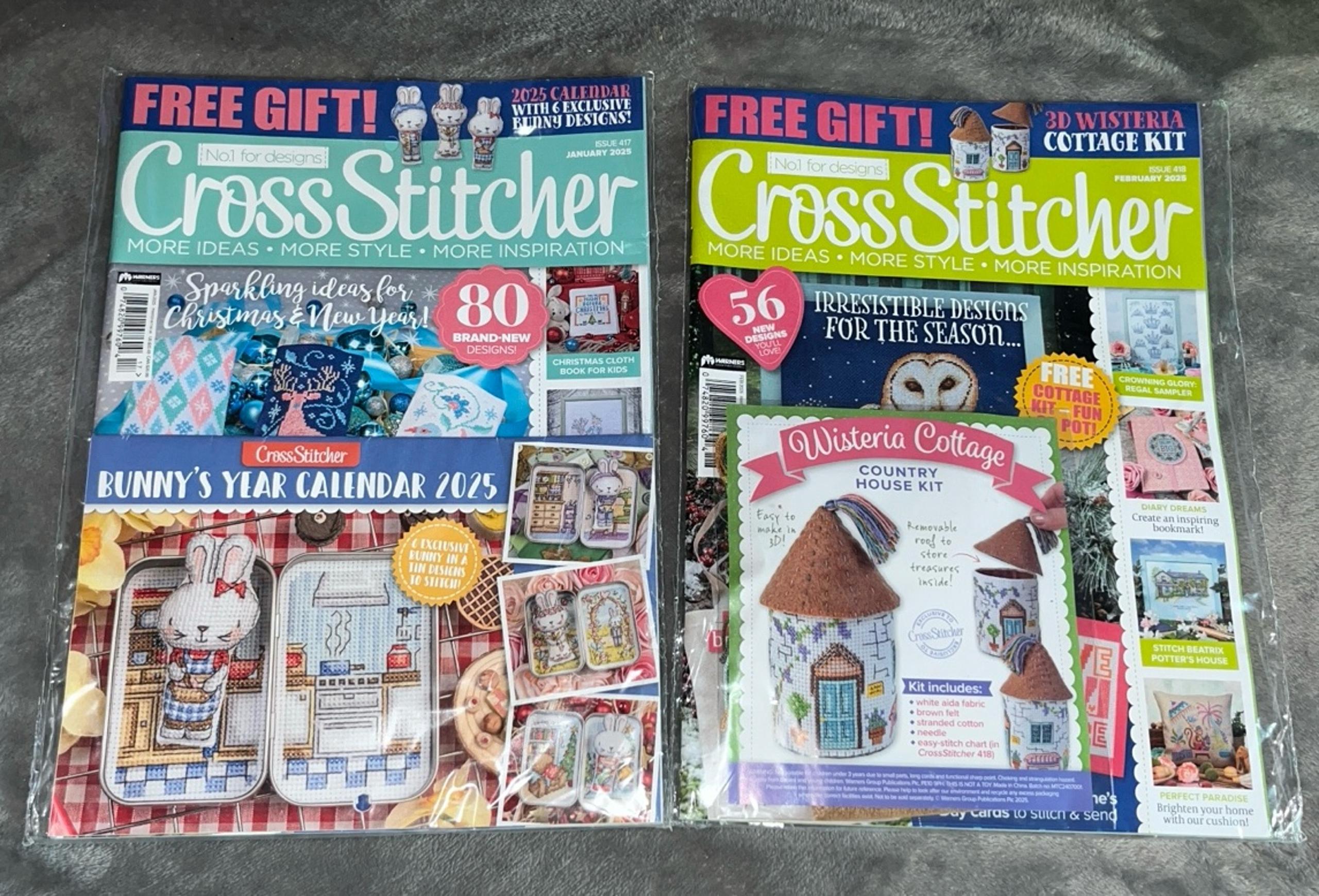 Cross Stitcher Magazine lot of 2