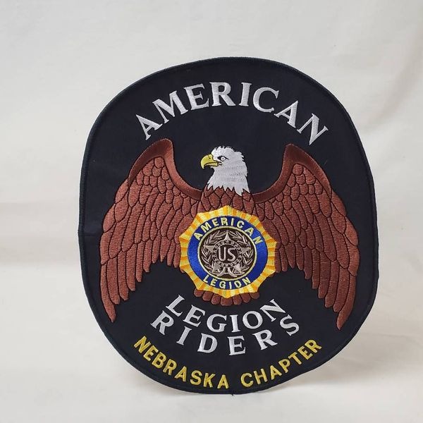 American Legion Riders - Nebraska Chapter - Patch Embroidered