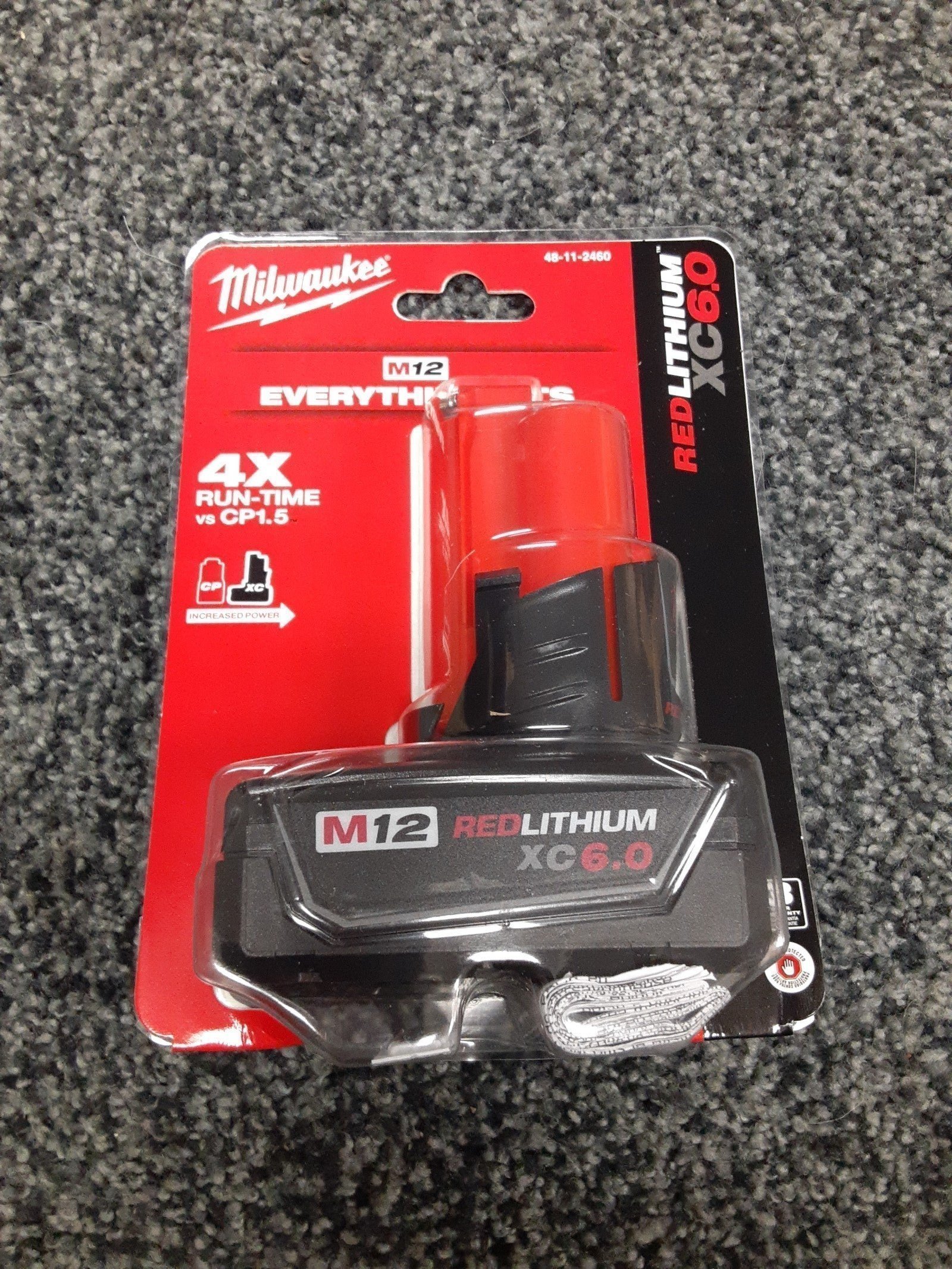 Milwaukee M12 XC 6.0 Extended Capacity Red Lithium Battery Pack - READ FOR BONUS