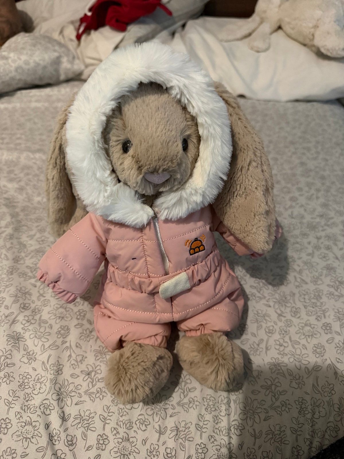 Jellycat Bashful Snow Suit Bunny